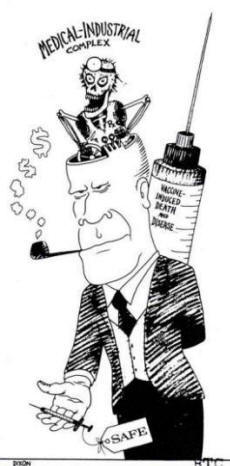 Vaccination revealed in one image. The Swine Flu vaccine in this case